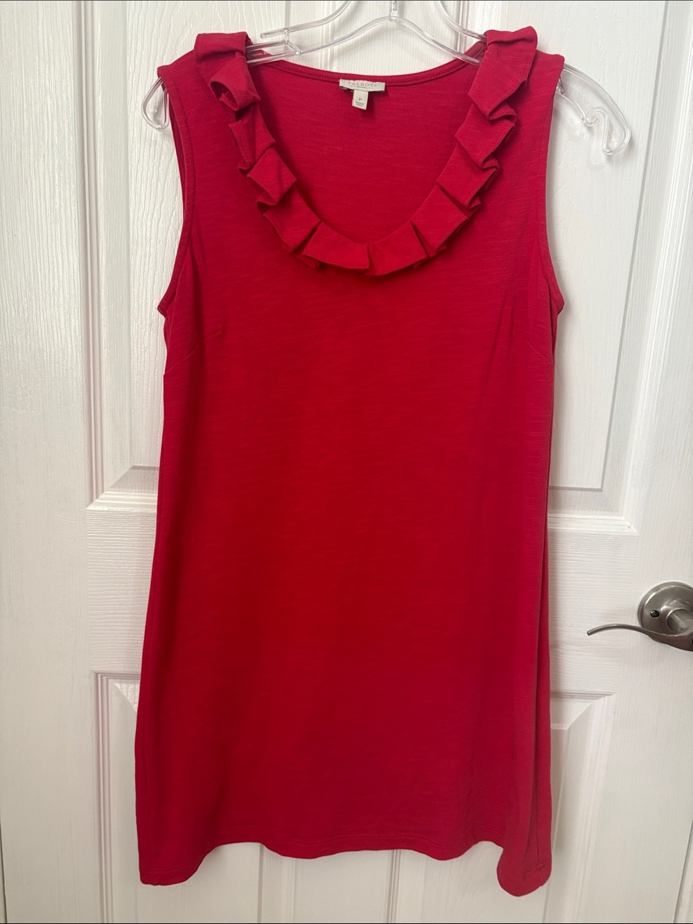Talbots Sleeveless Ruffle Neck Women's dress